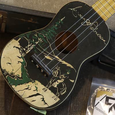 1930's Carson Robinson Ukulele Made By Gibson Cowboy + Cool Vintage Case image 2