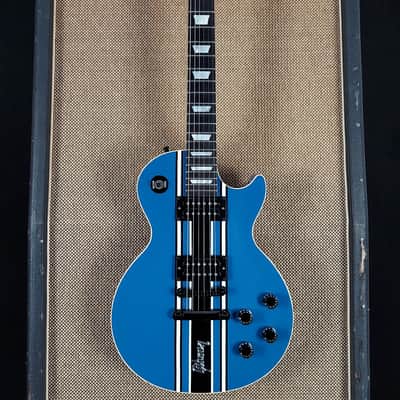 2001 Gibson Custom Shop Formula Les Paul Custom 1 of 1 Racing Stripe finish (83) image 2