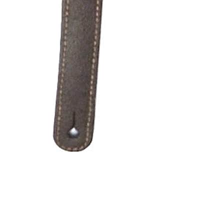 Magma Leathers 2.52" Delux Argentinean padded Brown Leather Guitar Strap (07MC02A.) image 2