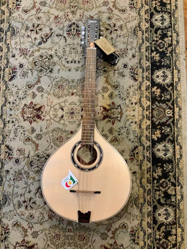 Carvalho MOC308 Octave Mandolin Spruce, pickup & rigid bag image 1