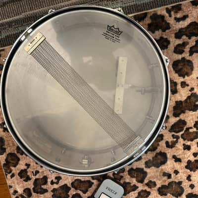 70s Gretsch 4160 Chrome Over Brass 14x5" 8-Lug Snare Drum image 4
