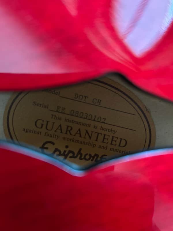 Epiphone ES-335 2020 - Present - Cherry image 1