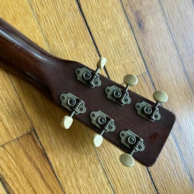 1957 Martin 00-17 Mahogany Acoustic Guitar w/ Chipboard Case image 10