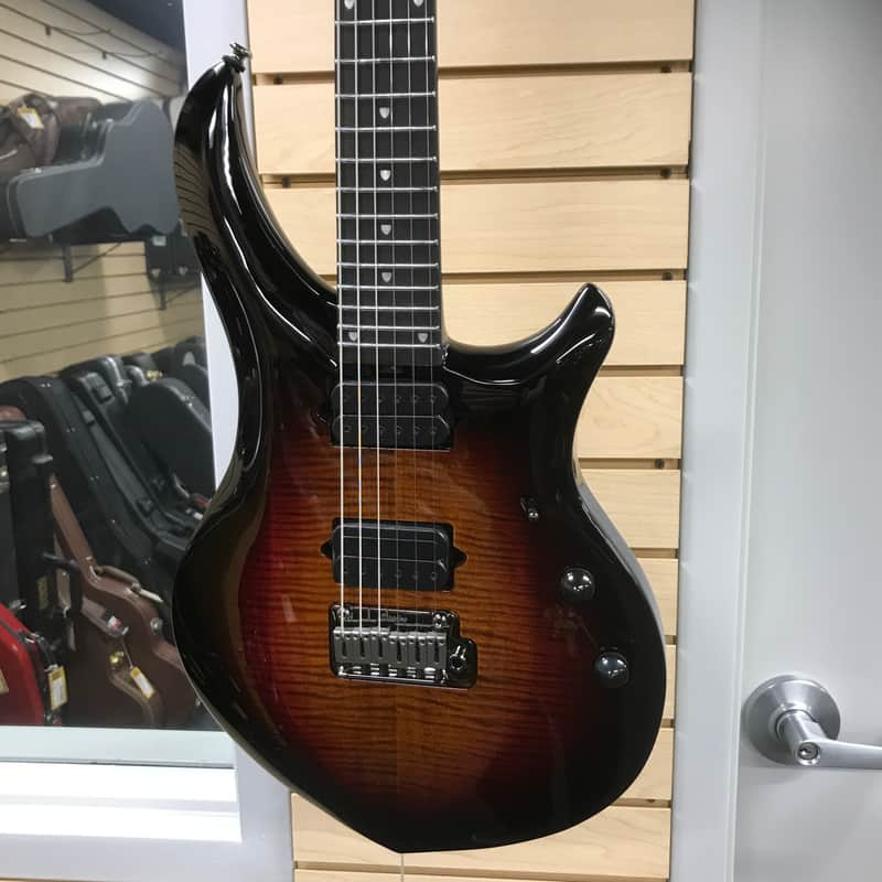 Sterling MAJ200X SM John Petrucci Signature Majesty DiMarzio 2022 - Present - Blood Orange Burst image 1