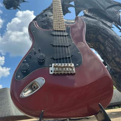 Greco SE Stratocaster Owned By Elliot Easton 1980 - Dakota Red Left Handed OHSC image 1