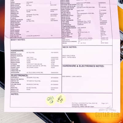 Fender Custom Shop 1963 Telecaster Heavy Relic Sunburst image 14