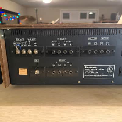 Vintage Panasonic RA-6100 35WPC Integrated Stereo Receiver Cleaned & Serviced🎶 image 8