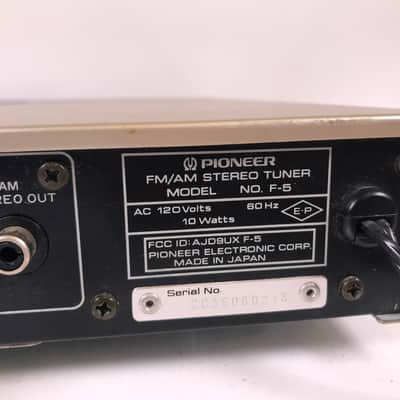 Pioneer AM/FM Stereo Tuner f-5 image 4