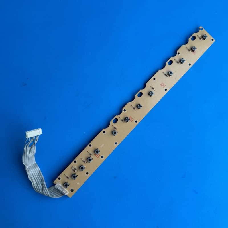 M-AUDIO O2 MIDI Controller Keyboard Part: Control Panel Button Circuit Board image 1