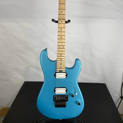 Charvel Pro-Mod San Dimas Style 1 HH FR Electric Guitar, Maple Fingerboard, Matte Blue Frost