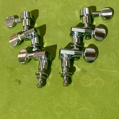 Seagull Guitar Tuners Set of 6 - Chrome - Heads, Machines, Tuner image 6