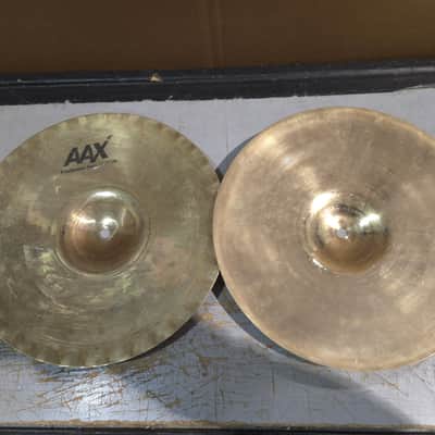 Sabian 13" AAX X-Celerator Hi-Hat Cymbals (Pair) 2007 - 2018 - Natural image 4