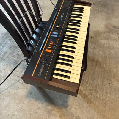 Vintage 1980 Casio Casiotone 101 (CT-101) with Original Casio Gig Bag & Music Stand – Excellent Condition image 3