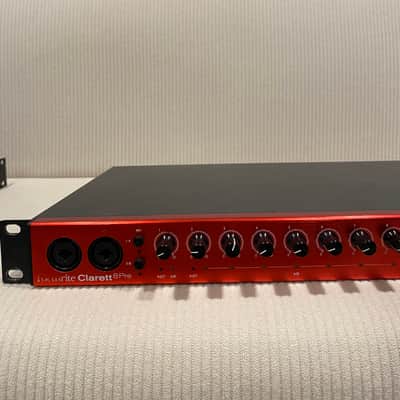 Focusrite Clarett 8Pre Thunderbolt Audio Interface 2010s - Red image 2