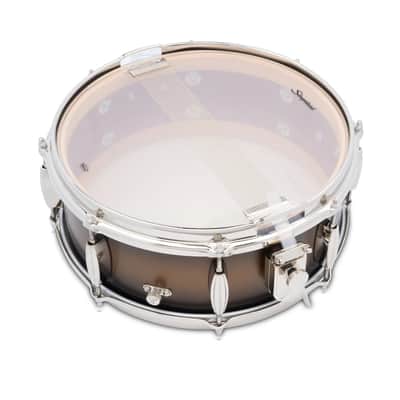 Slingerland Radio King Artist Snare Drum 14x5.5 Black & Gold Lacquer image 5