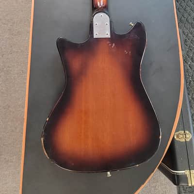 Kawai 3-Pickup Electric Guitar 1960s - Violin burst image 4