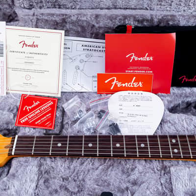 2024 Fender American Ultra Stratocaster Ultraburst, Near-Mint w/ Case, Hangtags image 18