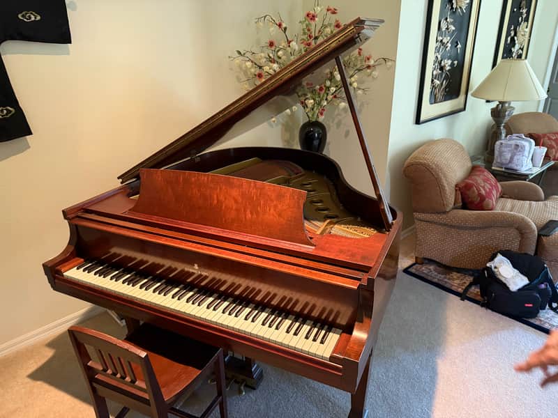 Steinway Model S 5"1" 1954 - Mahogany image 1