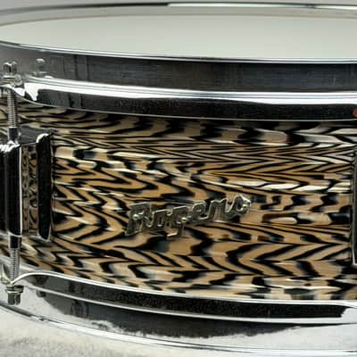 Rogers 5x14" Luxor Cleveland-Era Snare Drum - Black Onyx #7517 image 3