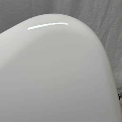 Alembic Elan 4-string Bass with Case - White (likely re-fin'd) image 10