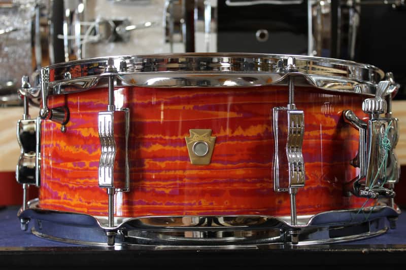 Ludwig 5x14 Legacy Series Jazz Festival Snare Drum in Mod Orange image 1