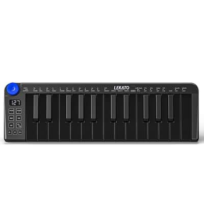 LEKATO MIDI Keyboard 25 Key MIDI Controller Bluetooth with Velocity-Sensitive image 12