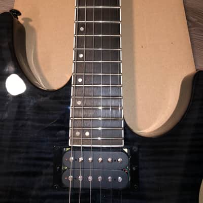 ESP LTD M-200 FM with Jatoba Fretboard 2018 - Present - See Thru Black image 2