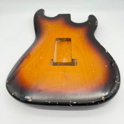 MJT Stratocaster Relic Body Alder Nitro Lefty Light mjt6629 image 8