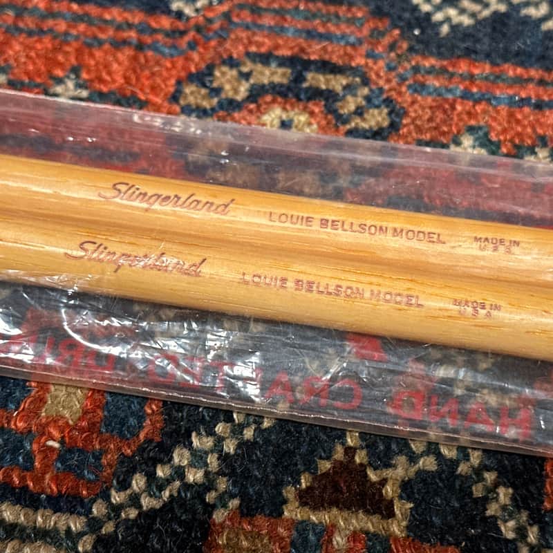 1970s Slingerland Louie Bellson LBN Nylon Tip Drum Sticks w/ Original Bag NOS Nylowood image 1