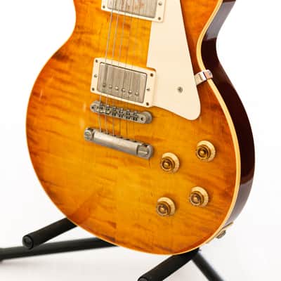 1997 Gibson Custom Shop Historic Collection 59 Les Paul Reissue Flame Top in Faded Cherry Burst 1959 R9 image 10
