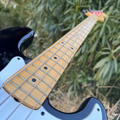 1979 Fender International Series Precision Bass - Cathay Ebony - Maple Fretboard - OHSC image 13