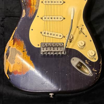 Oswald Guitars OS 2024 - Dark Purple over Sunburst image 3
