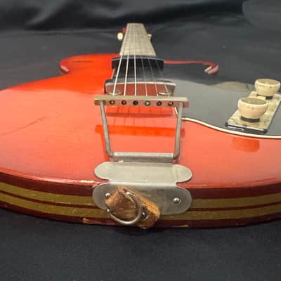 Hofner Colorama II Model 444 - All Original - Black Bar Pickups - Clean Player - Lightweight - Chipboard Case - 1959 image 23