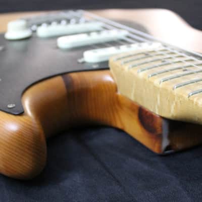 Amazing Fender LE Exotic Collection American Vintage '59 Pine Stratocaster 2017 - Natural image 10