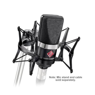 Mint Neumann TLM102-STUDIO-SET Large Diaphragm Studio Microphone with Shockmount - Nickel image 2