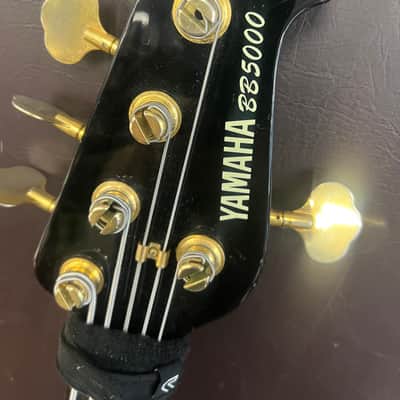 1986 Yamaha BB5000 Black 5-String Bass Guitar, Made in Japan MIJ image 4