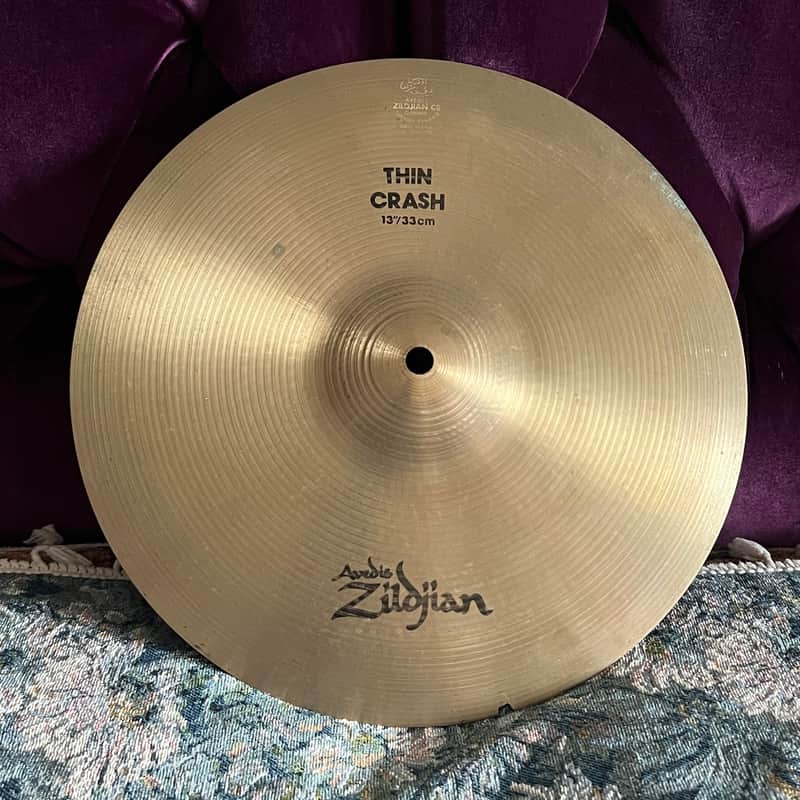 Zildjian Avedis 13" Thin Crash Rare Size (Cracked) image 1