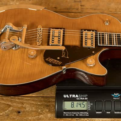 Gretsch G6134TFM-NH Nigel Hendroff Signature Penguin Amber Flame image 9