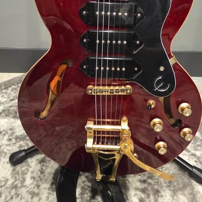 Epiphone Riviera Custom P93 2011 - 2019 Wine Red image 3