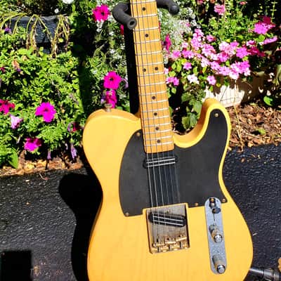 Fender '52 reissue Tele/Telecaster - Joe Barden Pickups - Honey Blonde image 8