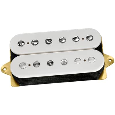 DiMarzio DP155F "The Tone Zone" F-Spaced Humbucker Guitar Bridge Pickup - WHITE image 2