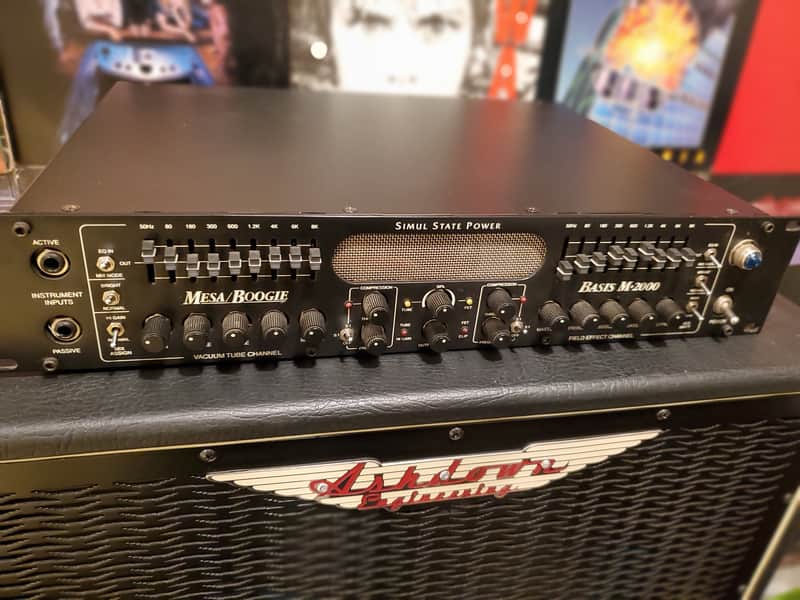Mesa Boogie Basis M-2000 90's Bass Amp Head USA MPulse image 1