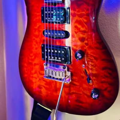 ‘05 Brian Moore | iM-2000 | Quilted Tobacco Burst | Korea image 1