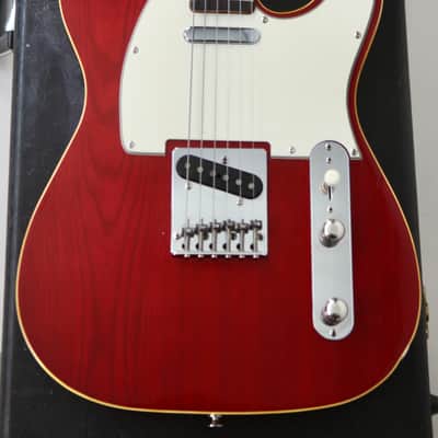 1981 Tokai TE-70WR Breezysound Telecaster MIJ See-Through Red 1-Piece Sen Body w/ OHSC image 11