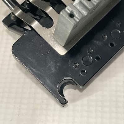 2000's Electric Guitar Black Licensed Floyd Rose Double Locking Tremolo Guitar Bridge image 8