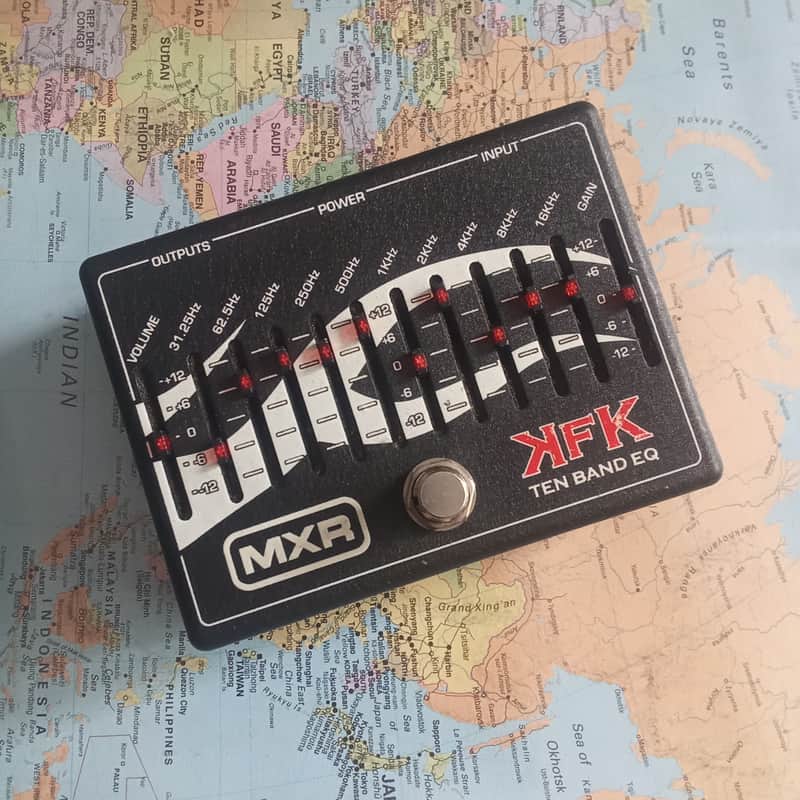Discontinued : MXR 10 Band KFK Kerry King low noise stereo equalizer image 1