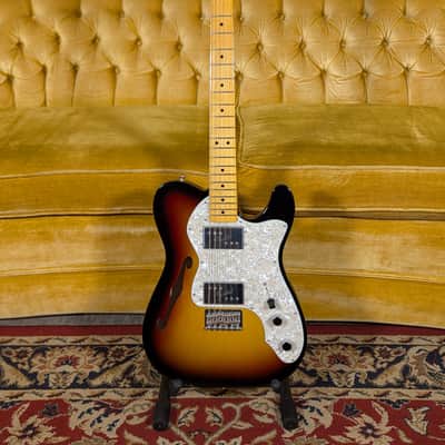 Fender American Vintage II '72 Telecaster Thinline 2022 - Present - 3-Color Sunburst image 1