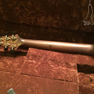 PRS Private Stock #6049 single Cut Trem in Tiger Eye Smoked Burst with Brazilian neck image 5