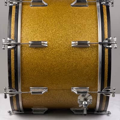 Immagine Rogers 20/13/16" 1960's Cleveland-Era Drum Set - Gold Sparkle - 8
