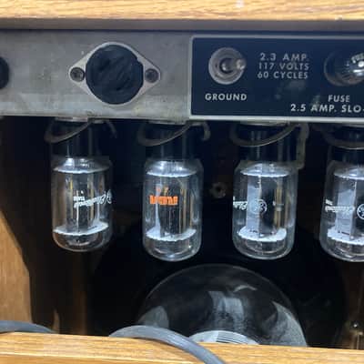 Charlie Daniels' Fender 1969 Twin Reverb Amp with Custom Cowboy Painting Front Panel 1969 - Mahogany image 13